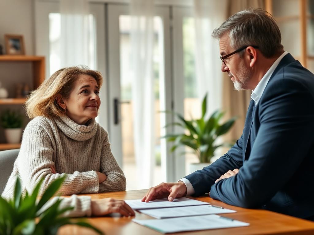 Compassionate real estate consultation during difficult times