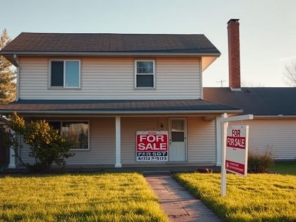 Empty house ready to be sold